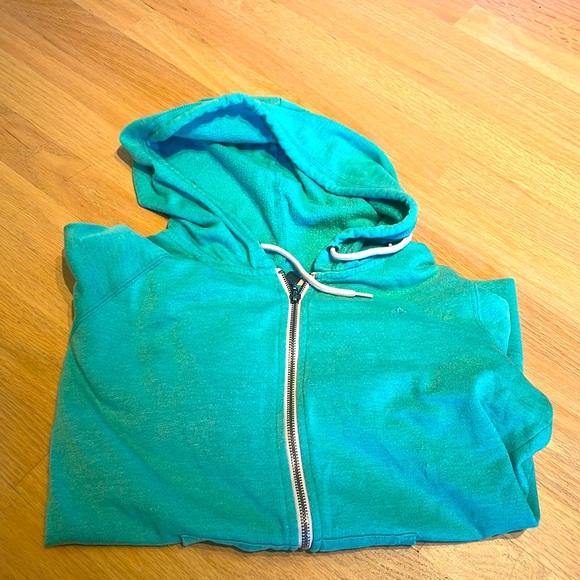 Volcom green comfy hoodie sweatshirt - Picture 2 of 2